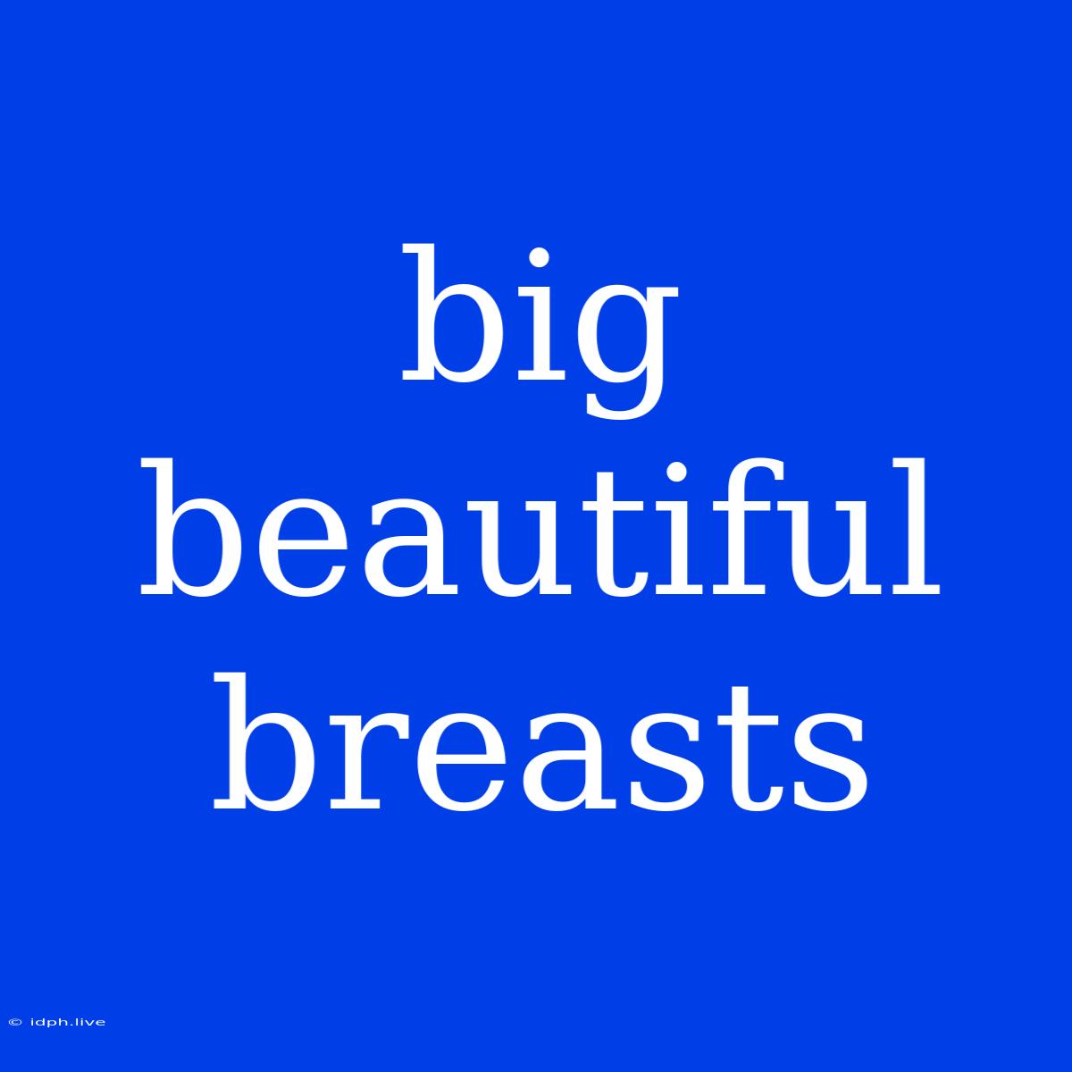 Big Beautiful Breasts