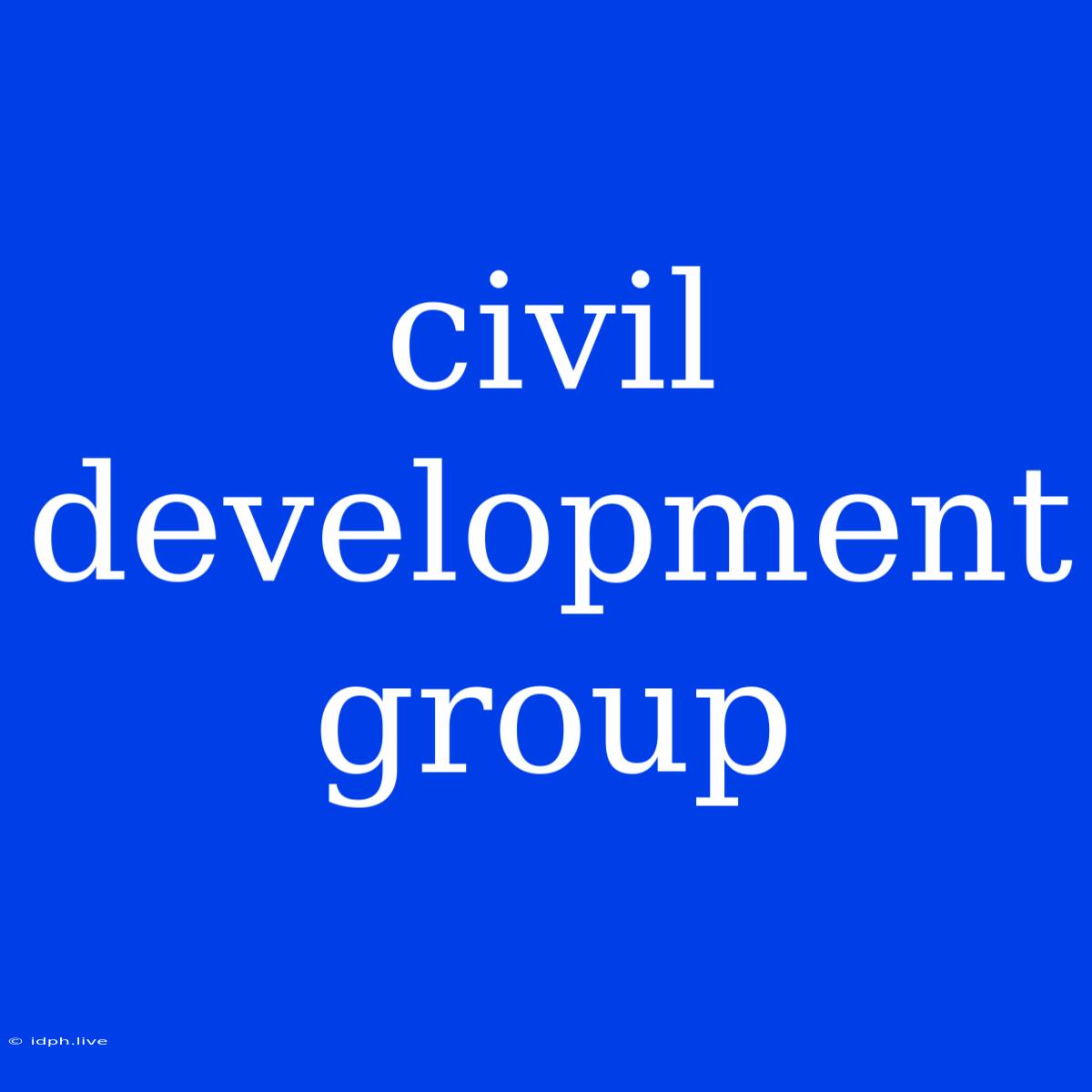 Civil Development Group