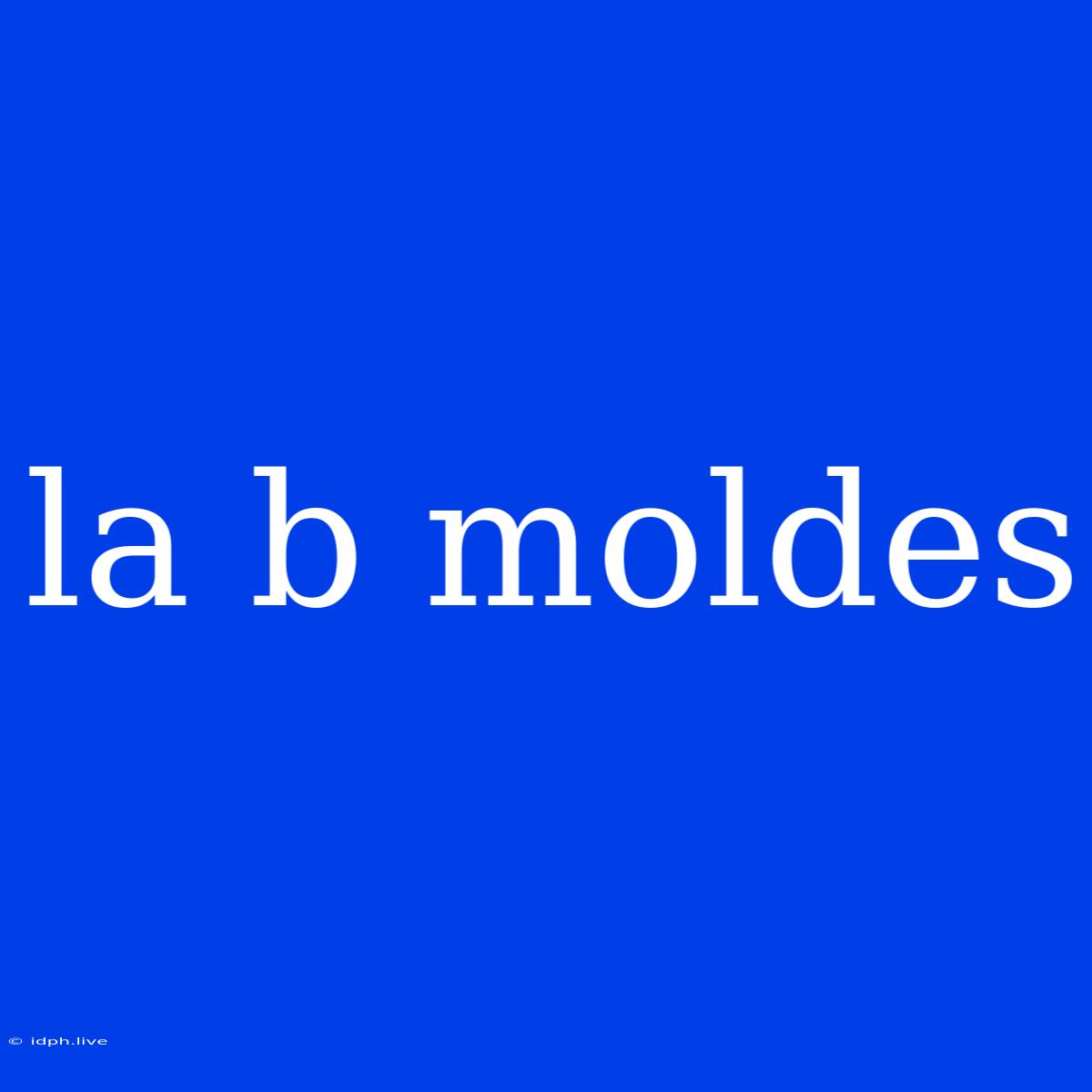 La B Moldes