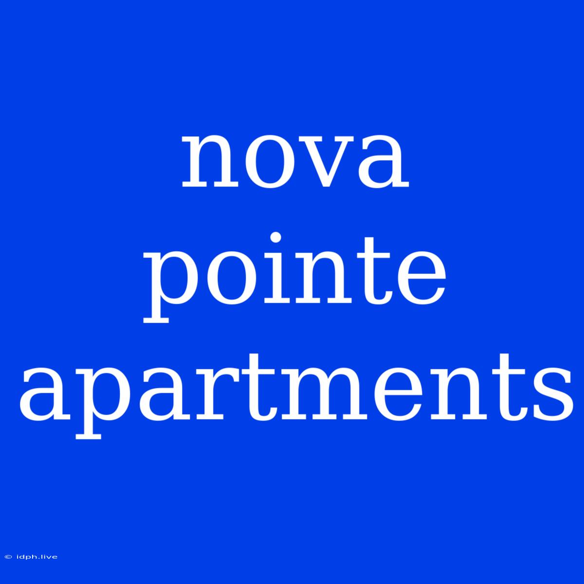 Nova Pointe Apartments