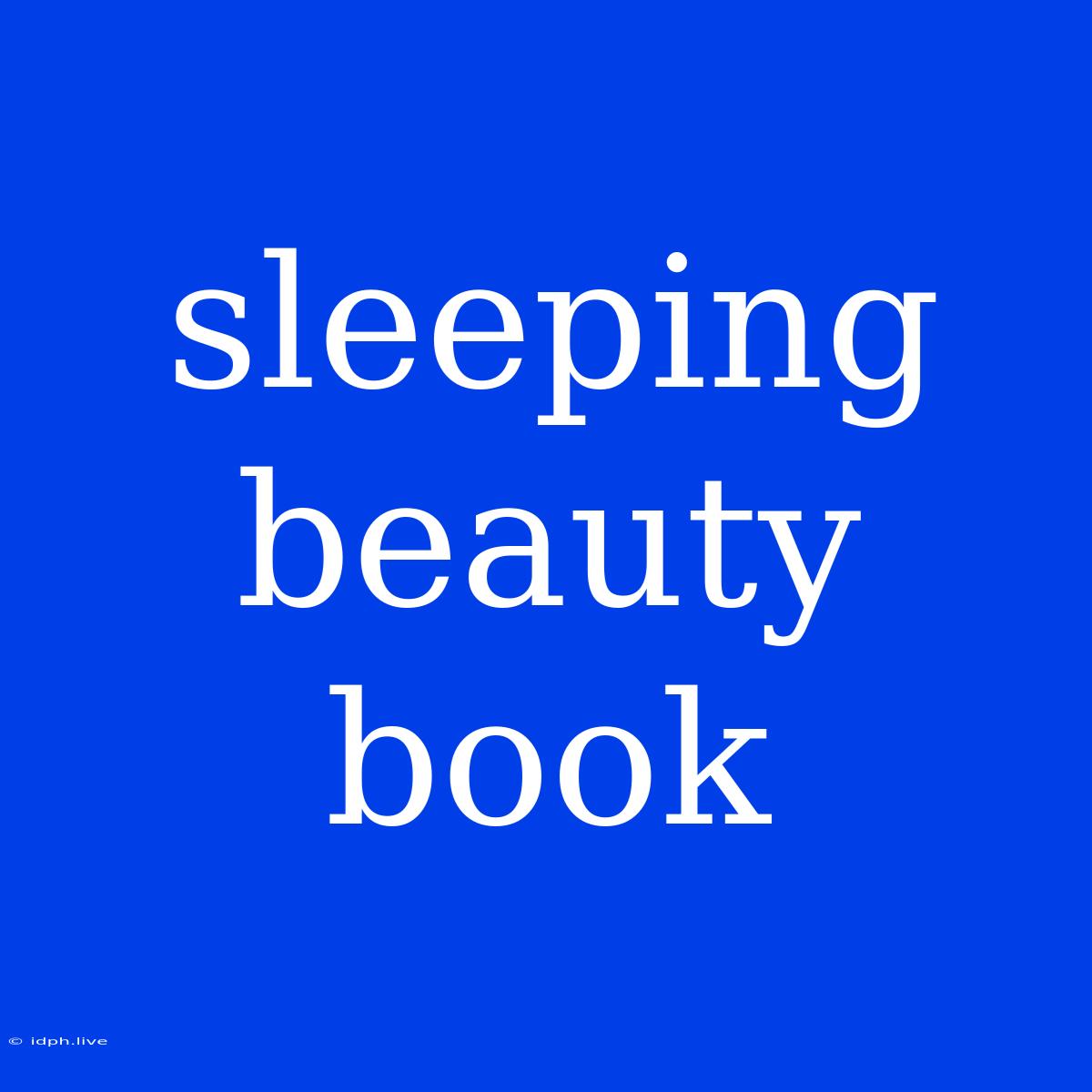 Sleeping Beauty Book