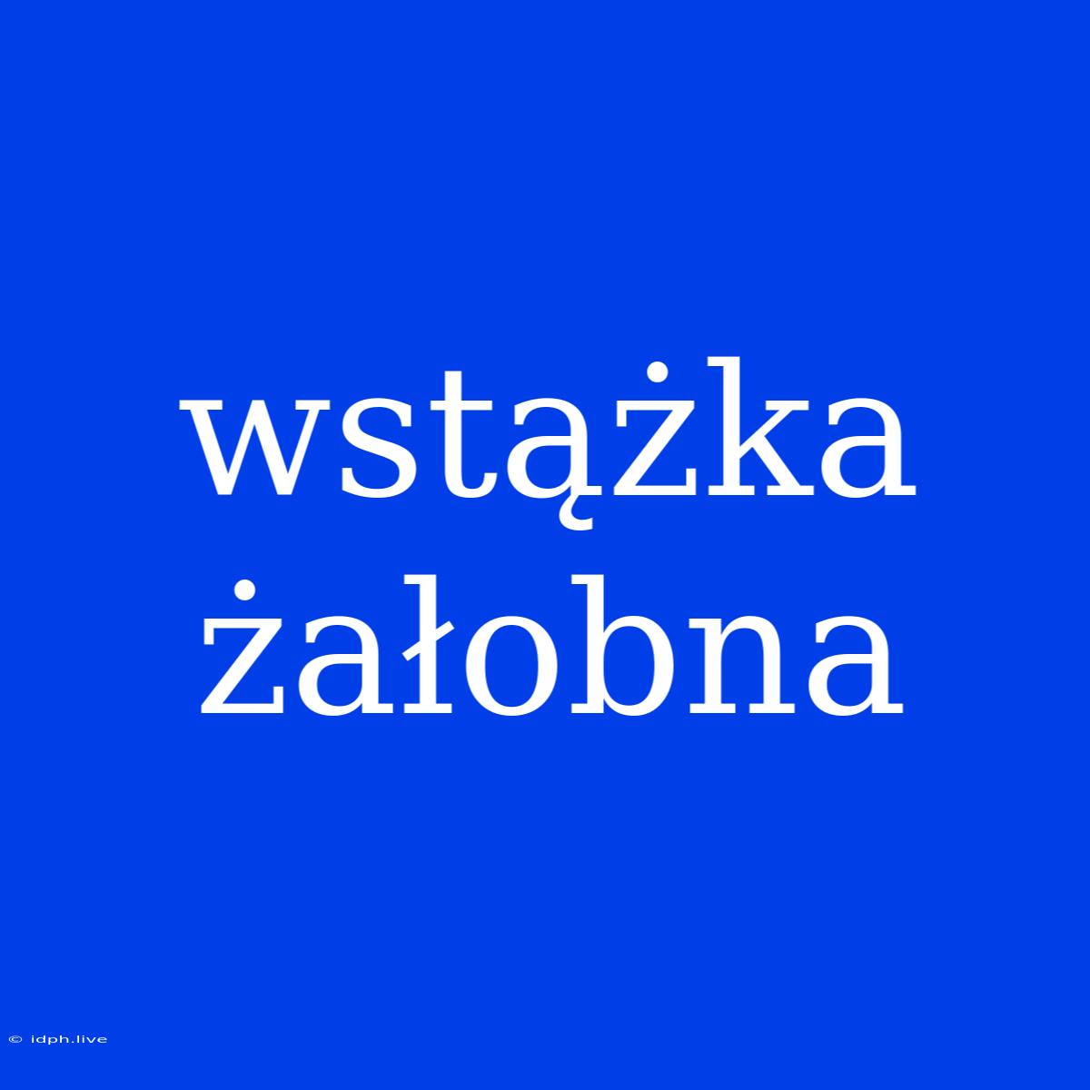 Wstążka Żałobna